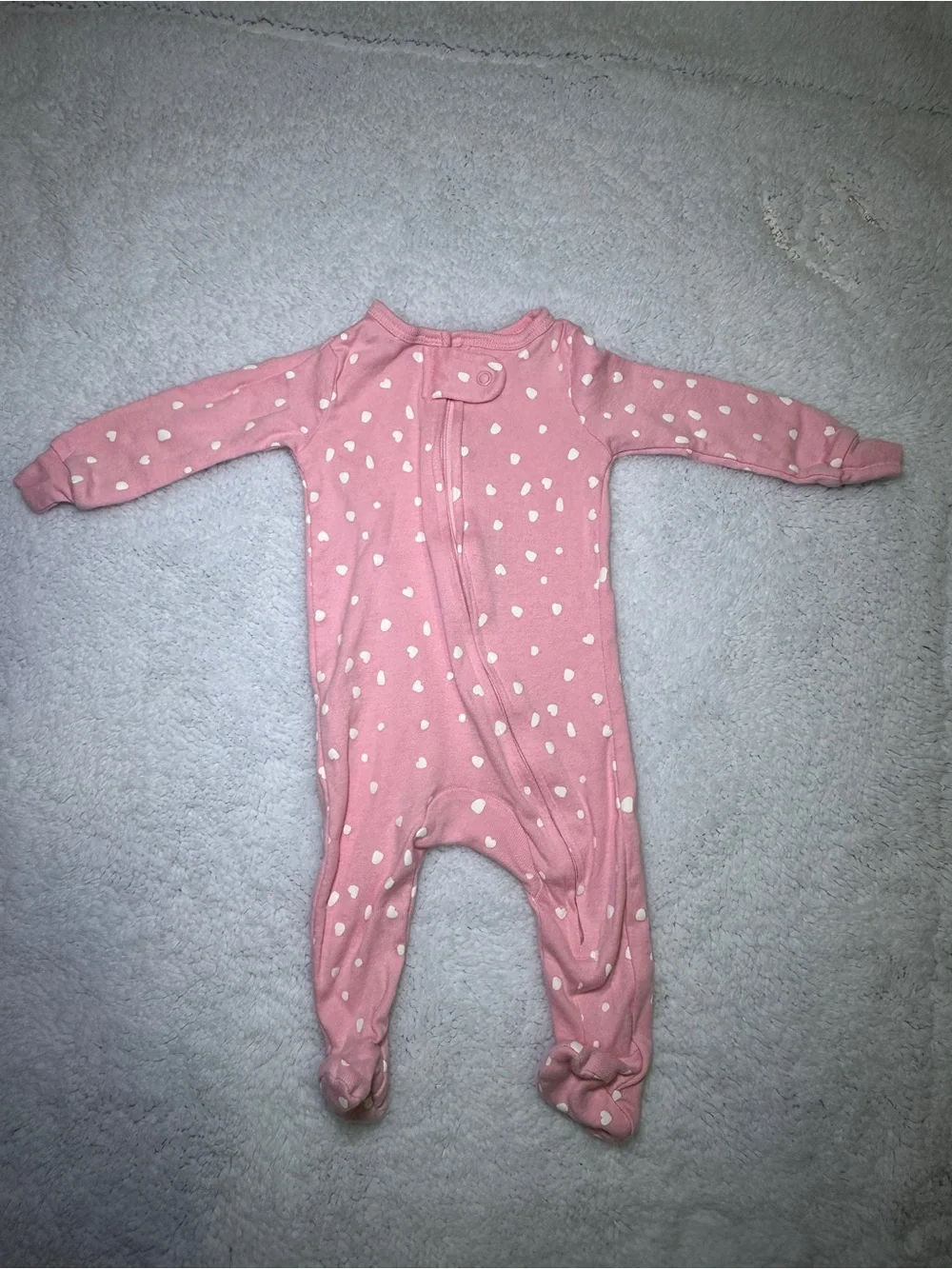 Bundle of 12 0-3 months Onesie Footie Pink & Yellow Floral Baby Pajama Everyday